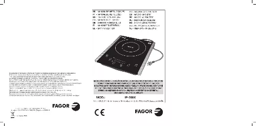 Mode d'emploi FAGOR IP-200X