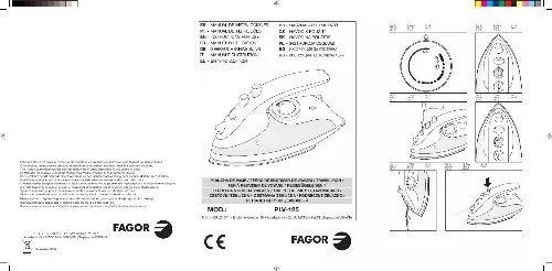 Mode d'emploi FAGOR PLV-125