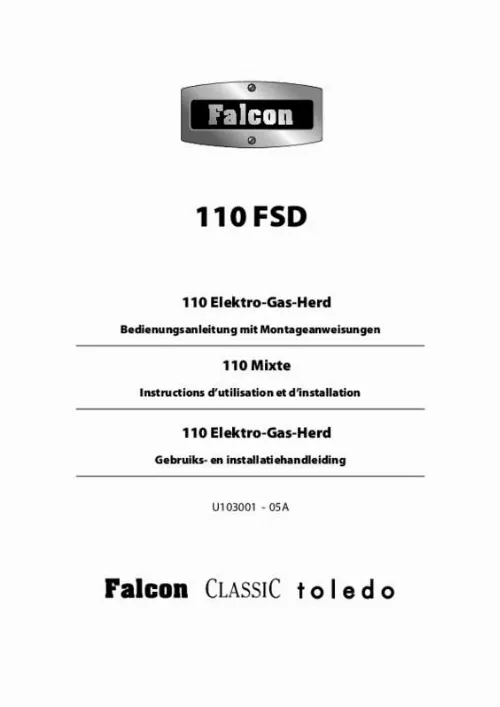 Mode d'emploi FALCON CLASSIC 90 DFBL/B-EU