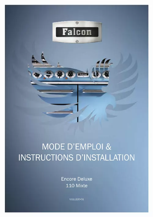 Mode d'emploi FALCON EDL110EIBL/C-FRA ENCORE DELUXE