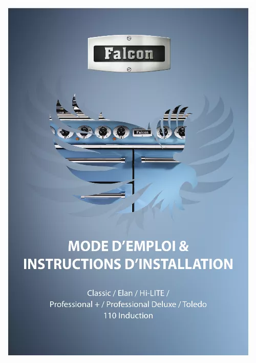 Mode d'emploi FALCON ELAN 110 INDUCTION RG