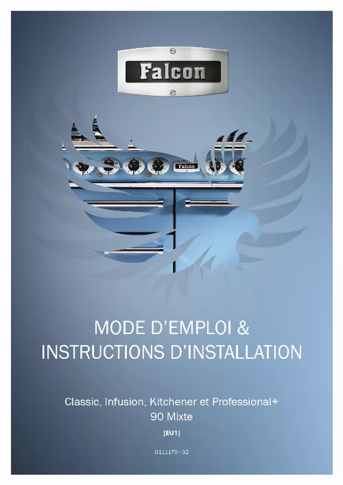Mode d'emploi FALCON INFUSION 90 INDUCTION