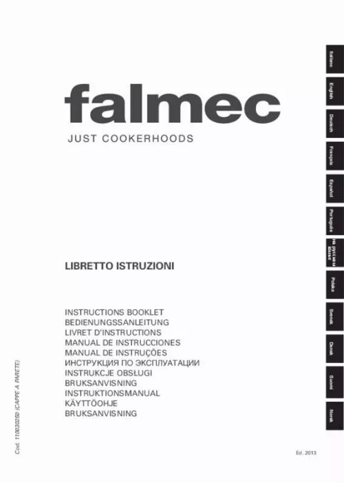 Mode d'emploi FALMEC ALLEGRA 1430