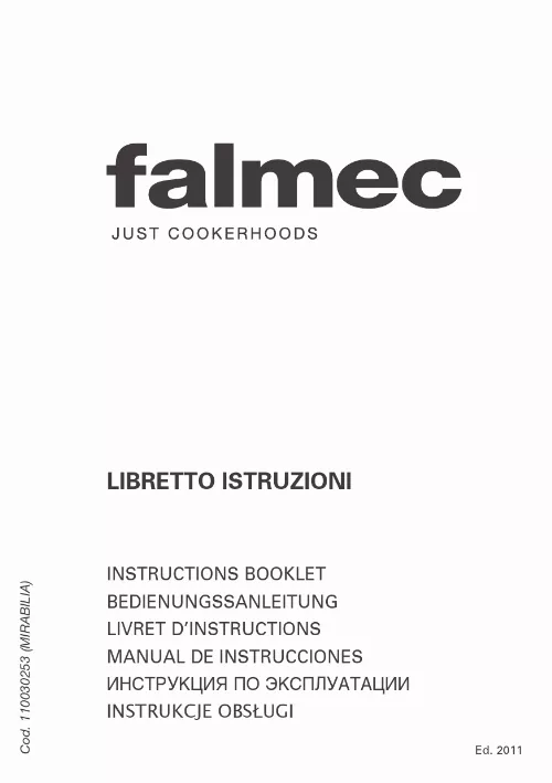 Mode d'emploi FALMEC ASTRA GLASS 800