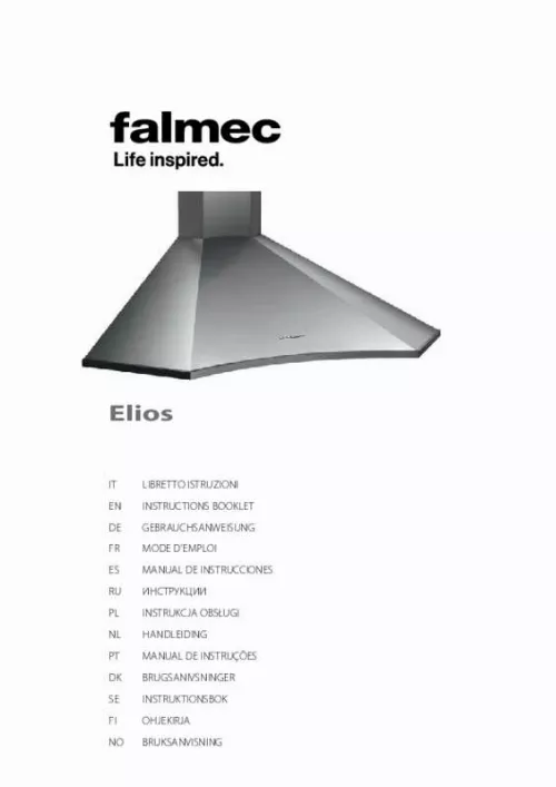 Mode d'emploi FALMEC ELIOSAN1530