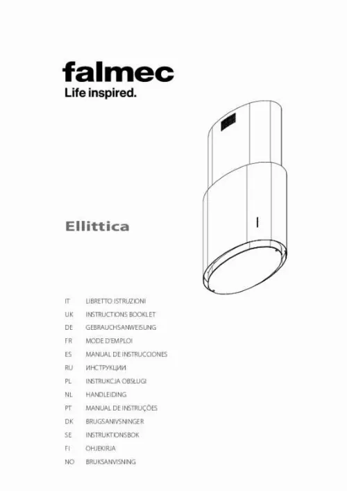 Mode d'emploi FALMEC ELLITICA