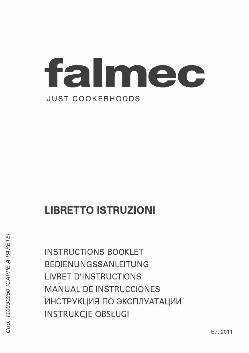 Mode d'emploi FALMEC FUTURA