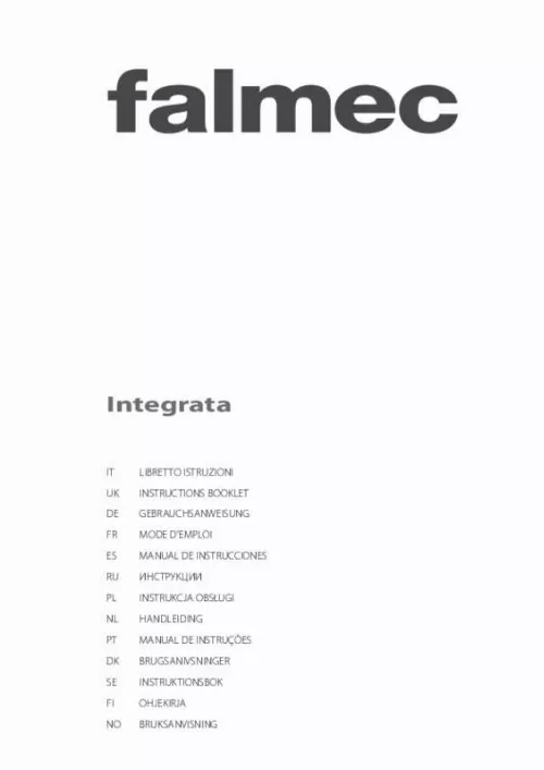 Mode d'emploi FALMEC INTEGRA 3430