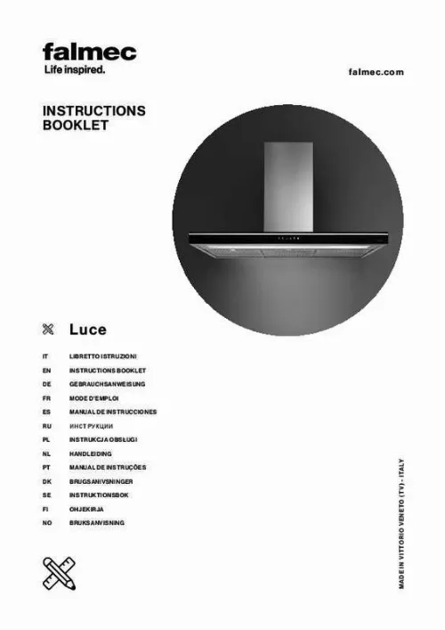 Mode d'emploi FALMEC LUCE2420