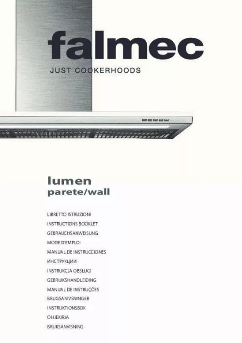 Mode d'emploi FALMEC LUMD12M80V