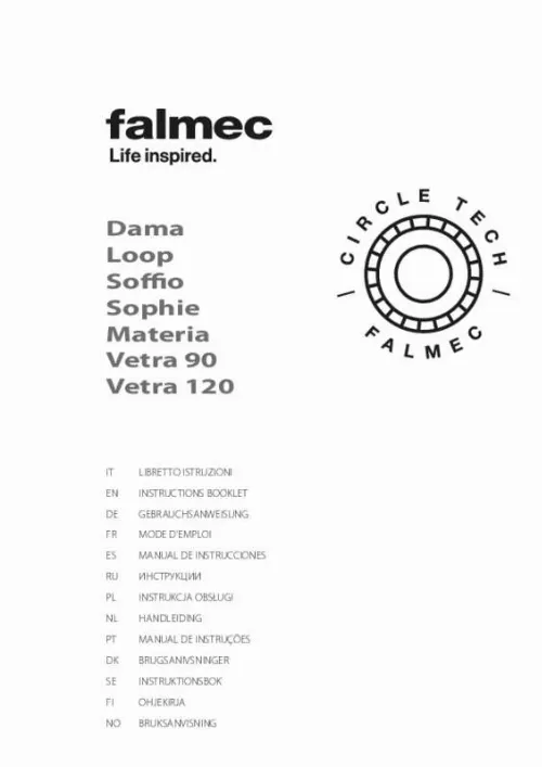 Mode d'emploi FALMEC MATERIA