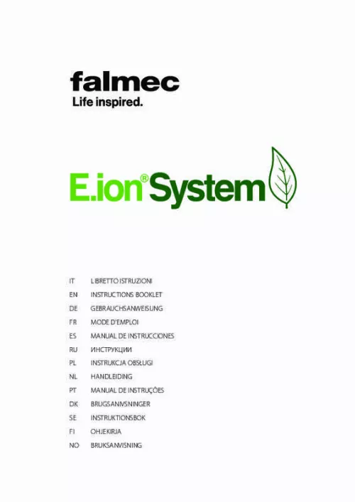 Mode d'emploi FALMEC QUASAR GREEN