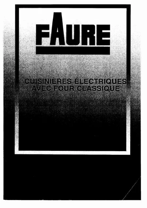 Mode d'emploi FAURE CCE690W1