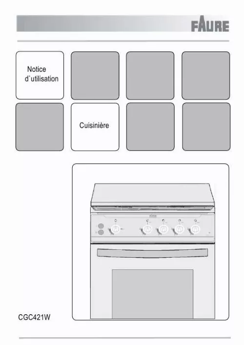 Mode d'emploi FAURE CGC421W