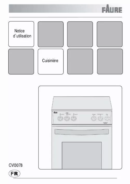 Mode d'emploi FAURE CVI3078S
