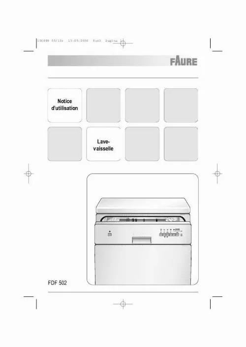 Mode d'emploi FAURE FDF502