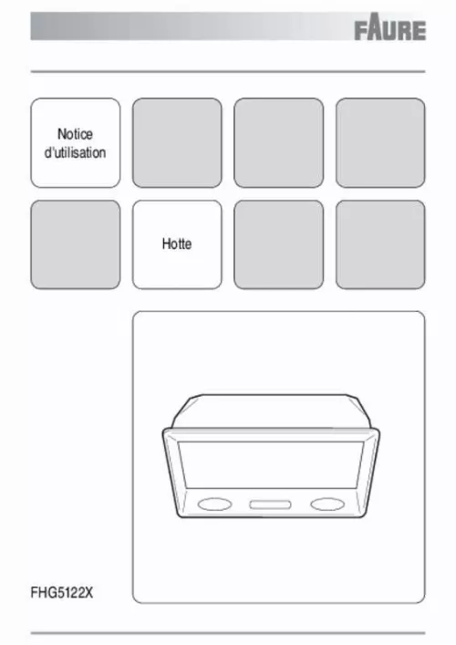 Mode d'emploi FAURE FHG5222X