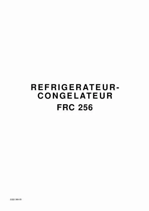 Mode d'emploi FAURE FRC256W