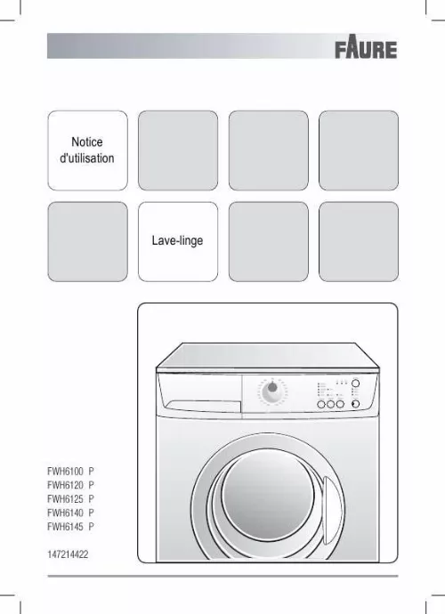 Mode d'emploi FAURE FWH6145P