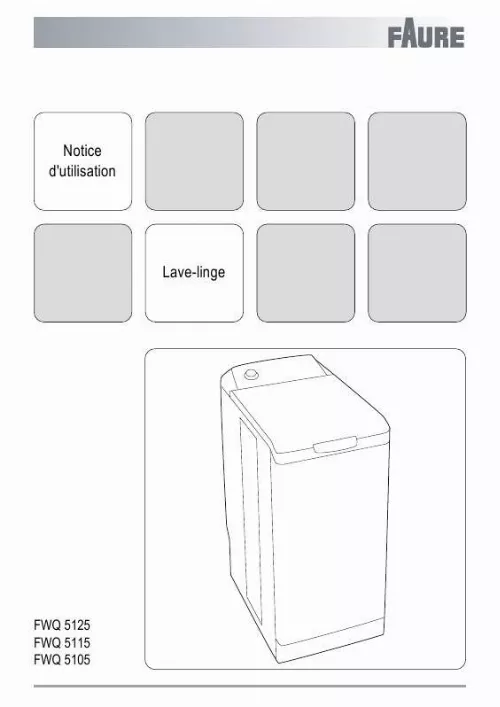 Mode d'emploi FAURE FWQ 5115