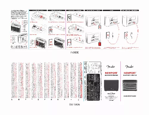 Mode d'emploi FENDER NEWPORT