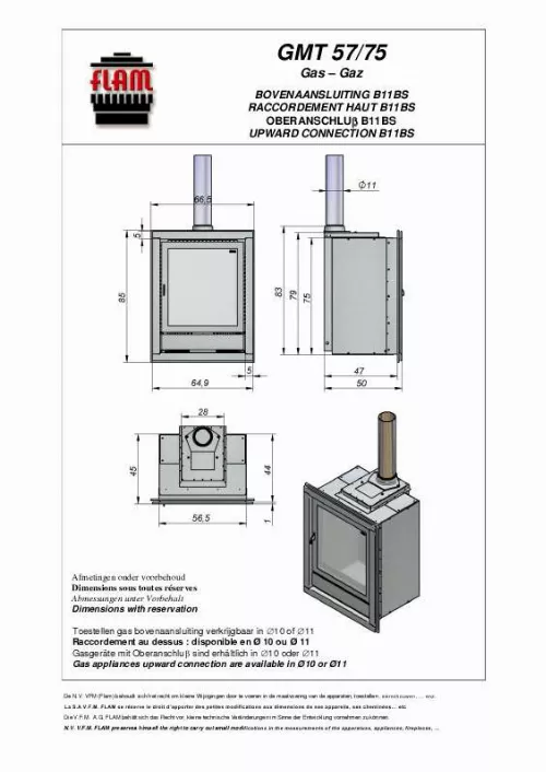 Mode d'emploi FLAM GMT 57-75