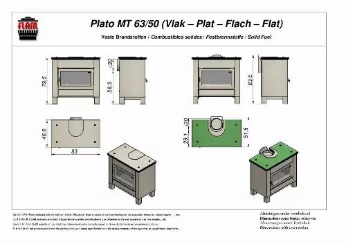 Mode d'emploi FLAM PLATO MT 63-50