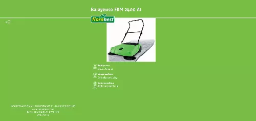 Mode d'emploi FLORABEST FKM 2400 A1