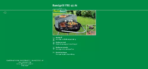 Mode d'emploi FLORABEST FRG 45 A1 ROUND BARBECUE