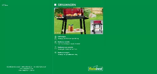 Mode d'emploi FLORABEST KH 4236 TROLLEY BARBECUE