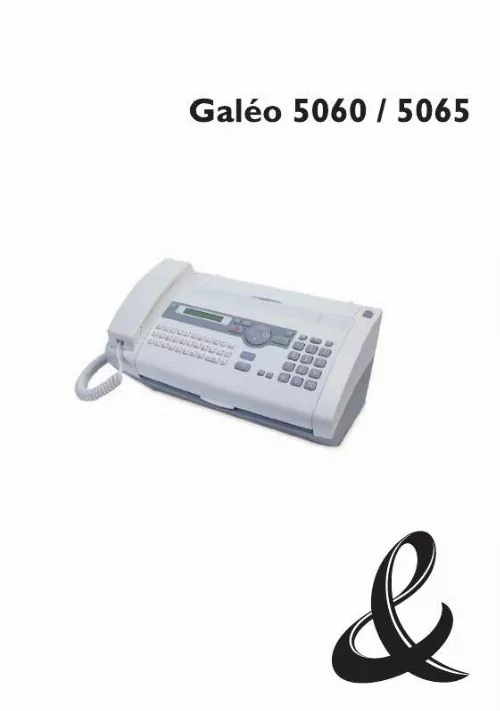 Mode d'emploi FRANCE TELECOM GALEO 5060