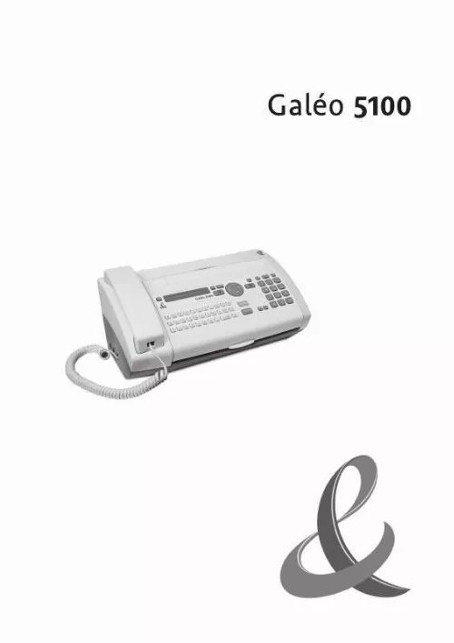 Mode d'emploi FRANCE TELECOM GALEO 5100