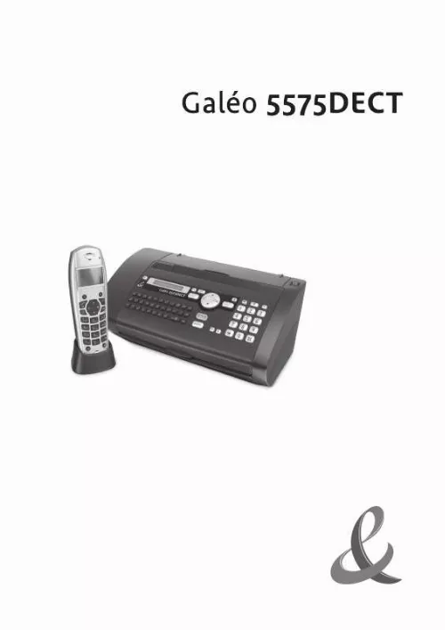 Mode d'emploi FRANCE TELECOM GALEO 5575