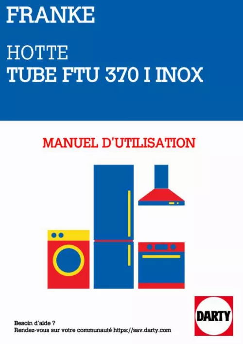 Mode d'emploi FRANKE FTU370I