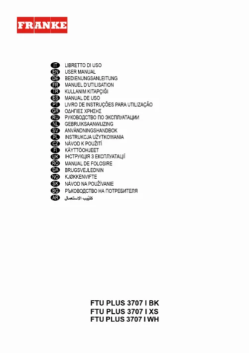 Mode d'emploi FRANKE TALE 605 XS