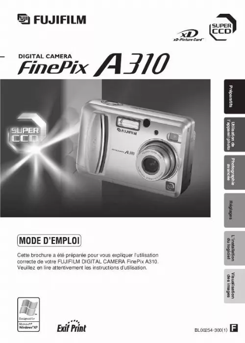 Mode d'emploi FUJIFILM A310