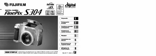 Mode d'emploi FUJIFILM FINEPIX S304