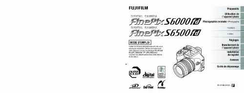 Mode d'emploi FUJIFILM FINEPIX S6000FD