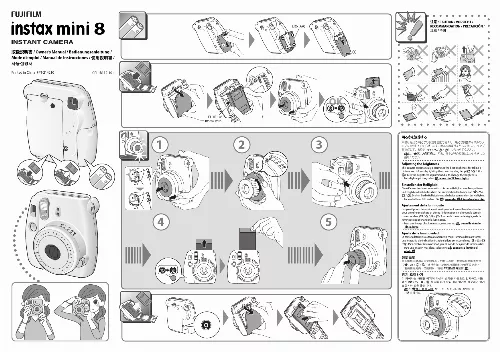Mode d'emploi FUJIFILM INSTAX MINI 8