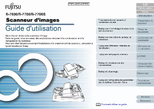 Mode d'emploi FUJITSU FI-7700