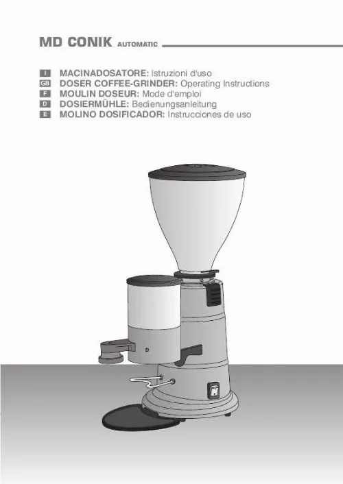 Mode d'emploi GAGGIA MD CONIK