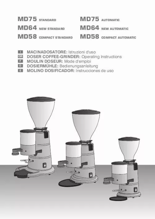 Mode d'emploi GAGGIA MD64