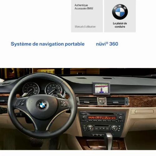 Mode d'emploi GARMIN NUVI 360 BMW 3