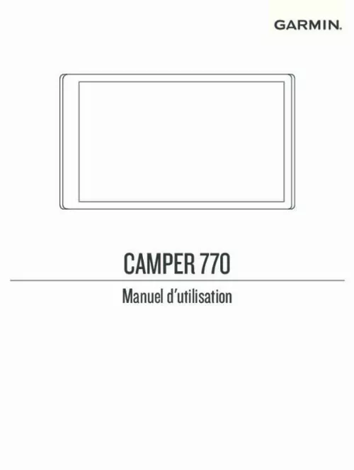 Mode d'emploi GARMIN CAMPER 770 LMT-D