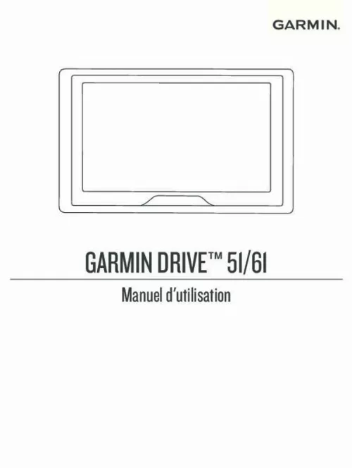 Mode d'emploi GARMIN DRIVE 61