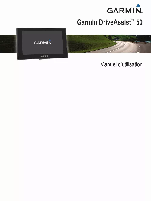 Mode d'emploi GARMIN DRIVEASSIST 50LMT