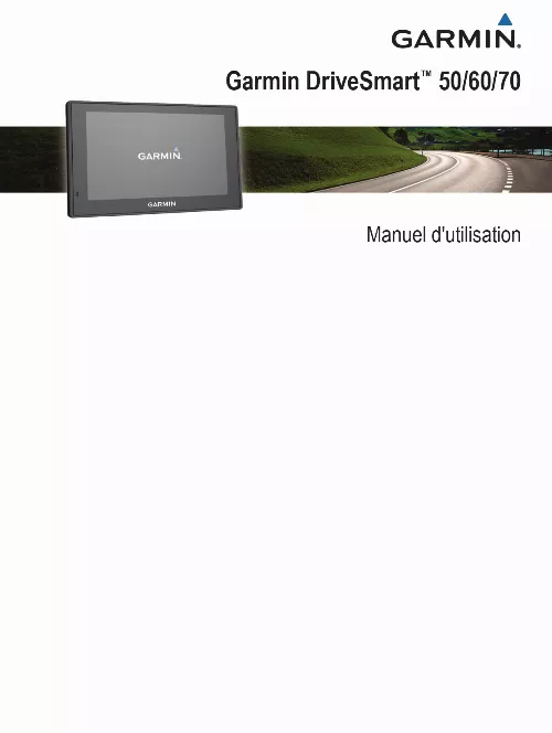 Mode d'emploi GARMIN DRIVESMART 50 WE