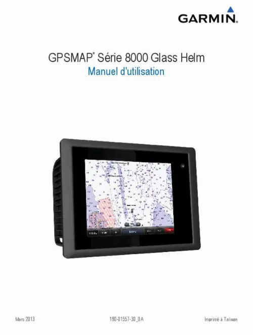 Mode d'emploi GARMIN GPSMAP 8008