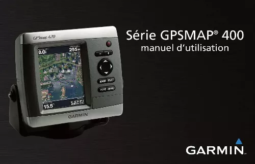 Mode d'emploi GARMIN GPSMAP 420