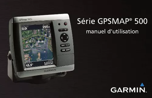 Mode d'emploi GARMIN GPSMAP 520